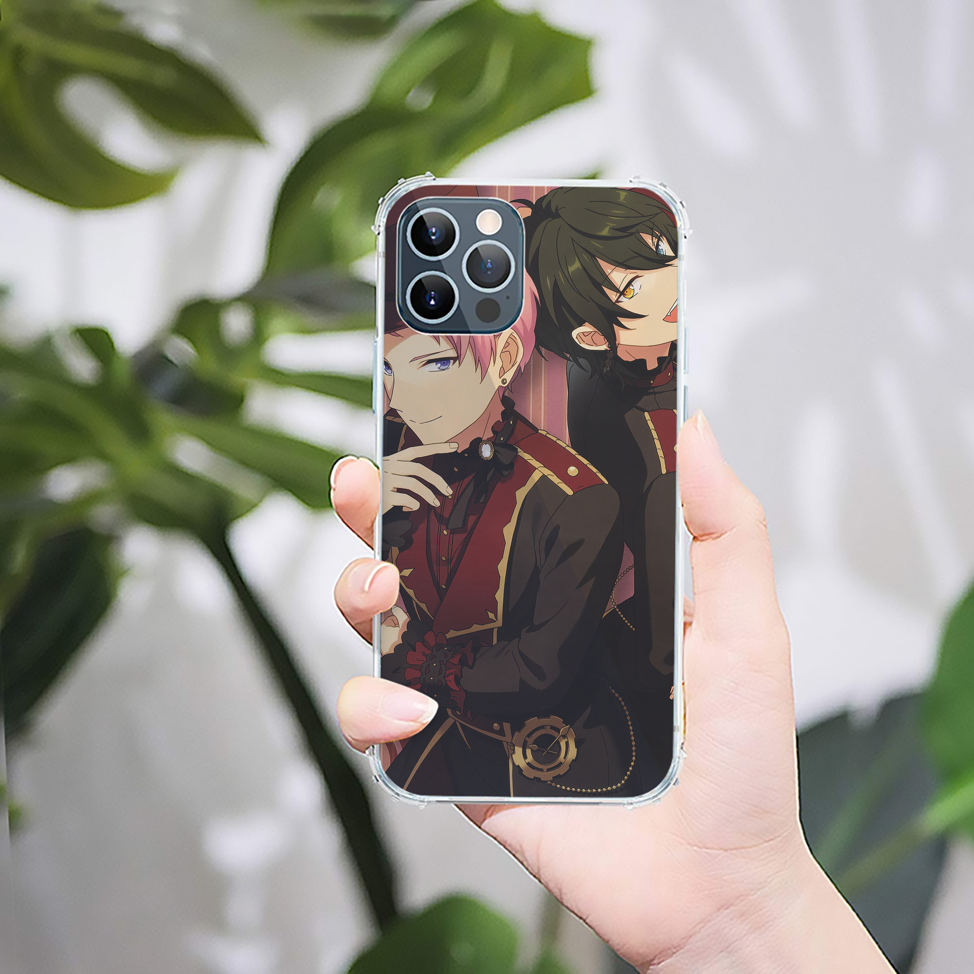 （画像用） あんさんぶるスターズ! Ensemble Stars 【iPhone 12シリーズ対応】透明スマホケース（クリアソフトケース）
